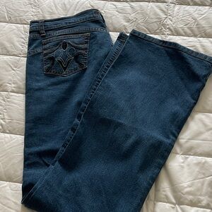 Stylish Indigo Flare Jeans